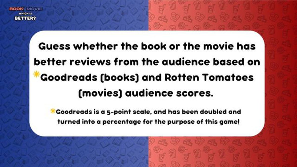 Book or Movie: Which Is Better? image number null